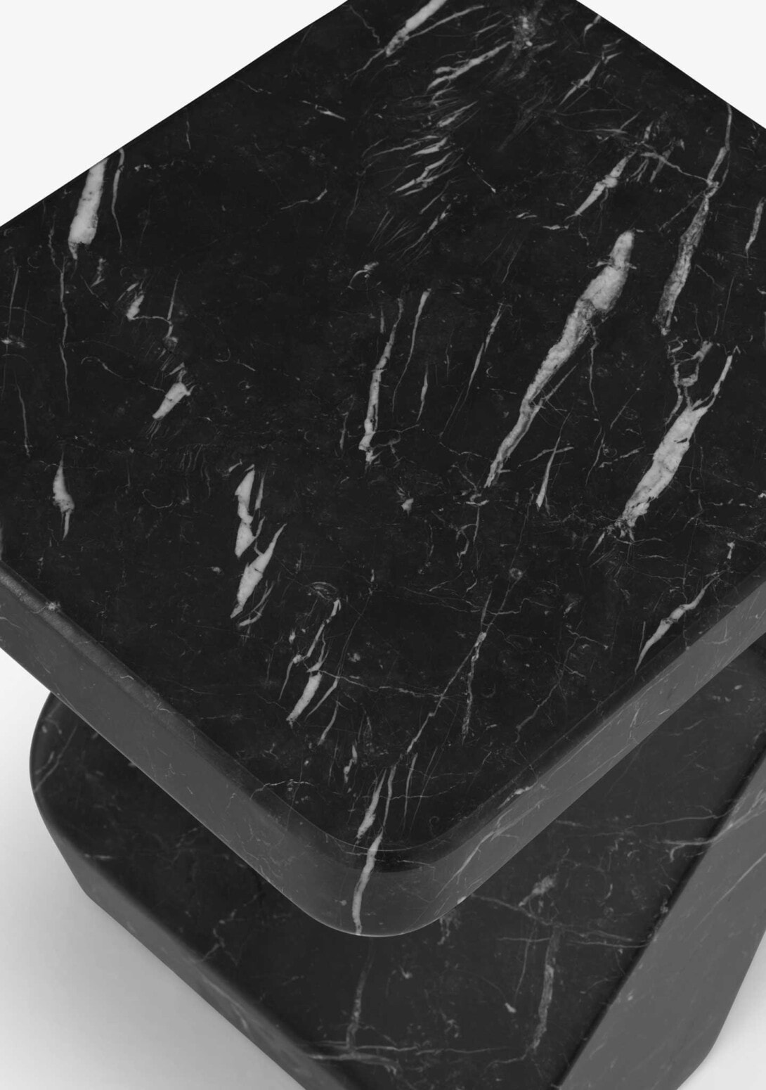 Ligne Roset: Stump Occasional Table in Black Marble