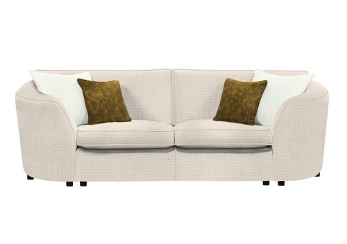 Swivel Antibes Classic Back Sofa Duresta Ivory Upholstery