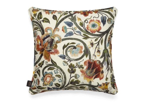 House of Hackney: Gaia Cotton Linen DOMO floral cushion eco wool filling